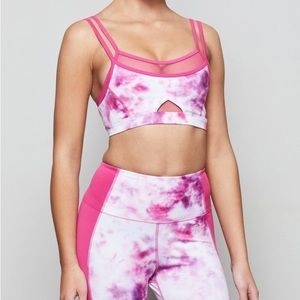 Good American Trippy Corset Bra in Quartz Tie Dye001 Size 1